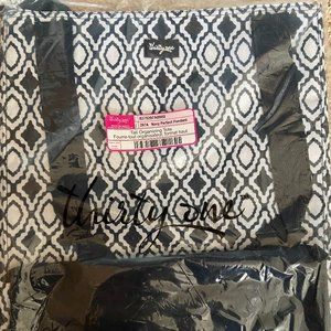 NEW thirty-one Tall Organizing Tote - Navy Perfect Pendant